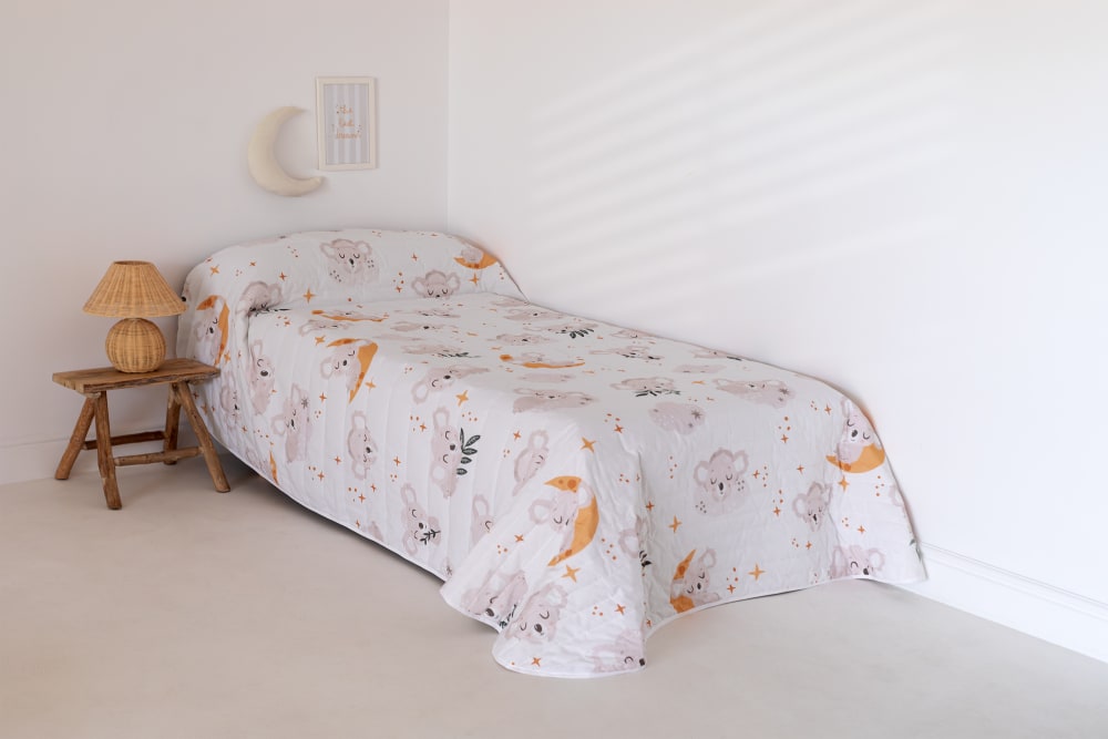 Couvre-lit 100% Coton Multicolore 180x260 cm