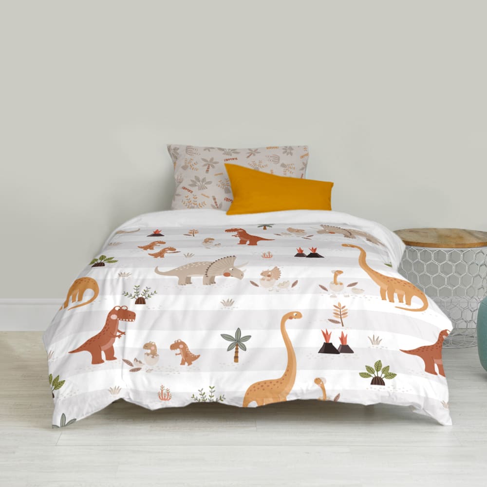 Parure housse de couette 2 pièces 100% Coton Multicolore 140x200 cm