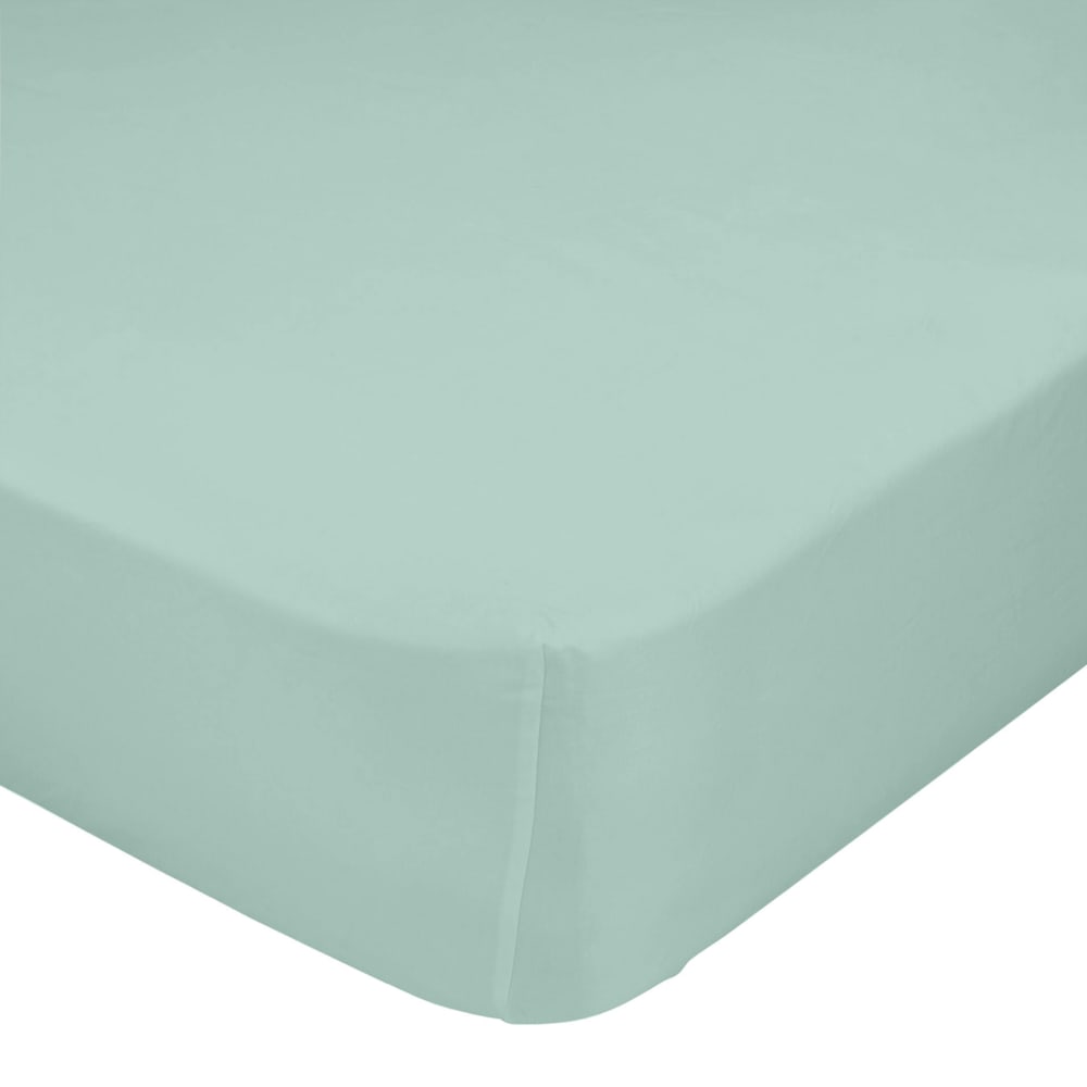 Drap-housse 100% Coton Menthe 70x140x14 cm (Lit Bébé)