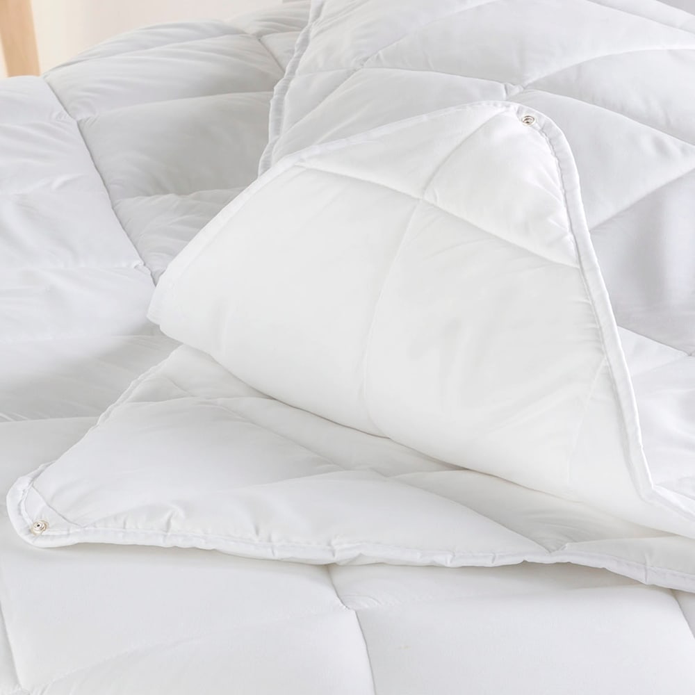Couette toutes saisons 120 + 250 gr 100% microfibre blanc 115x145 cm - Maisons du Monde