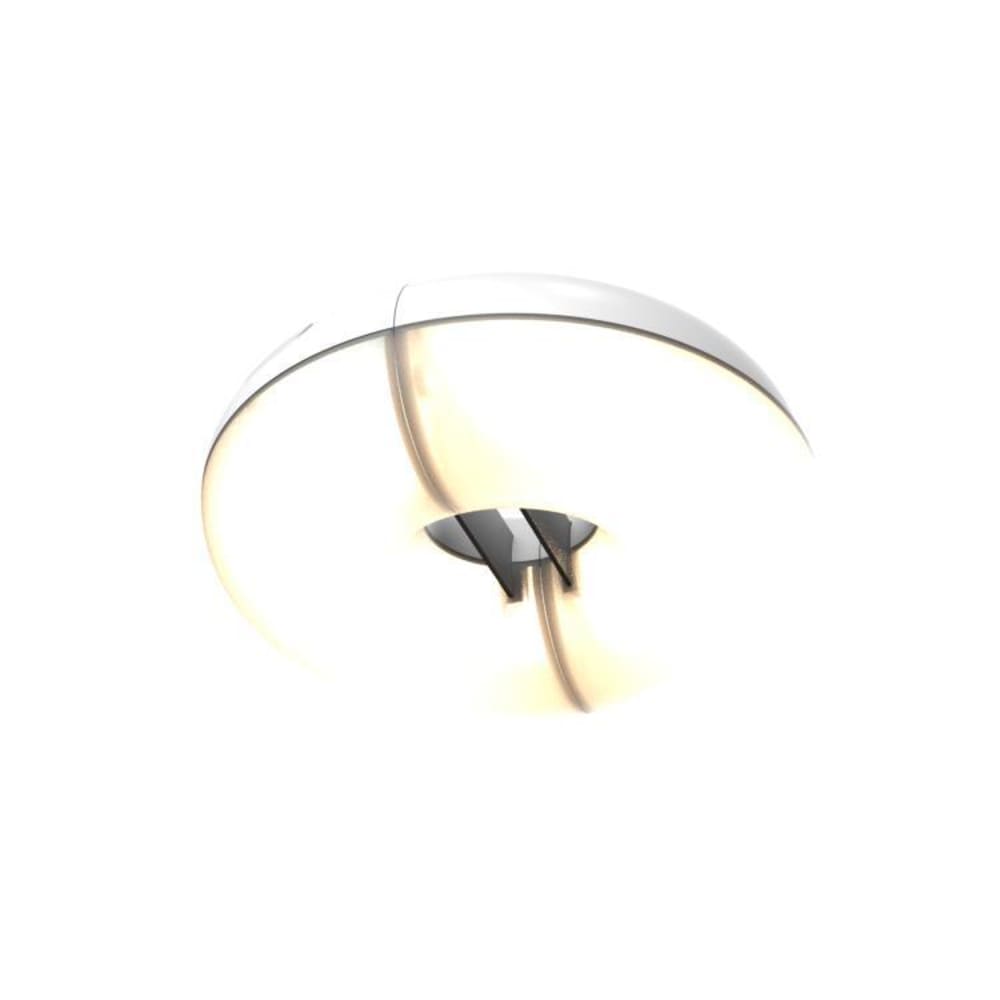 Lampe à poser d'extérieur sans fil pvc recyclé diamètre 20cm blanc