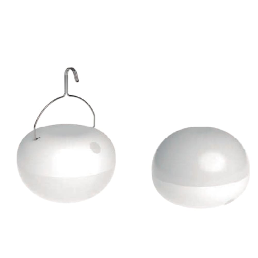 Ampoule flottante rechargeable plastique blanc