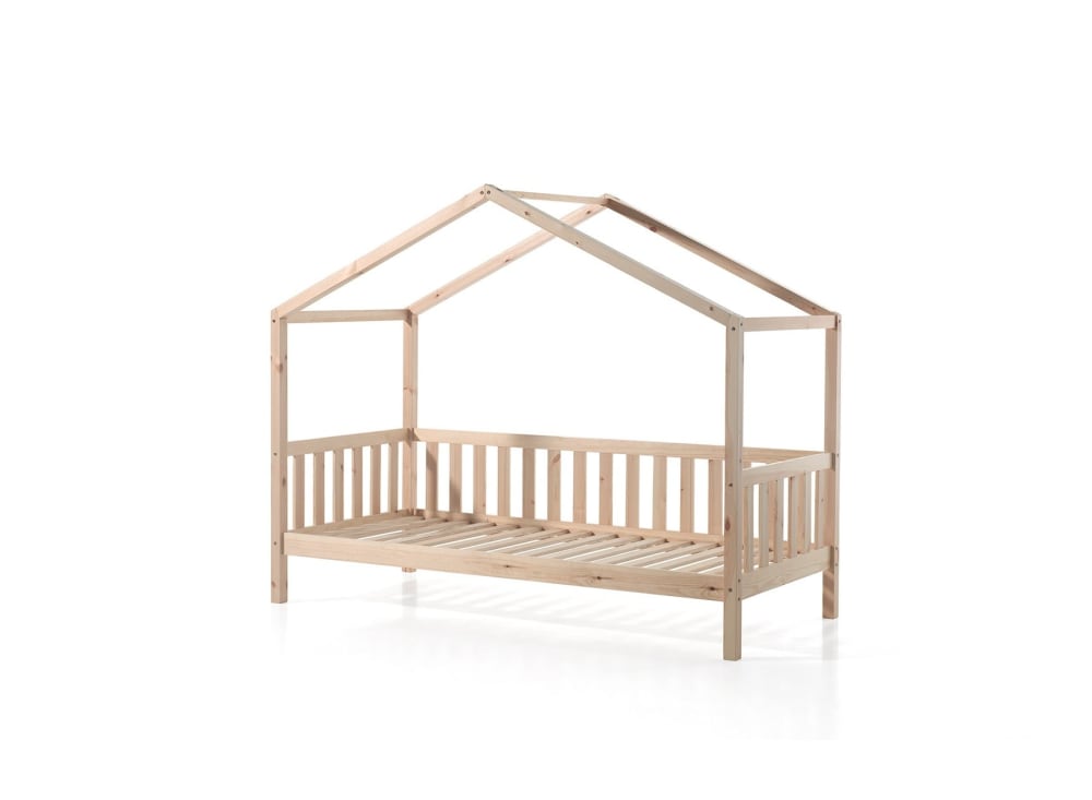 Lit cabane enfant 90x200 - massif