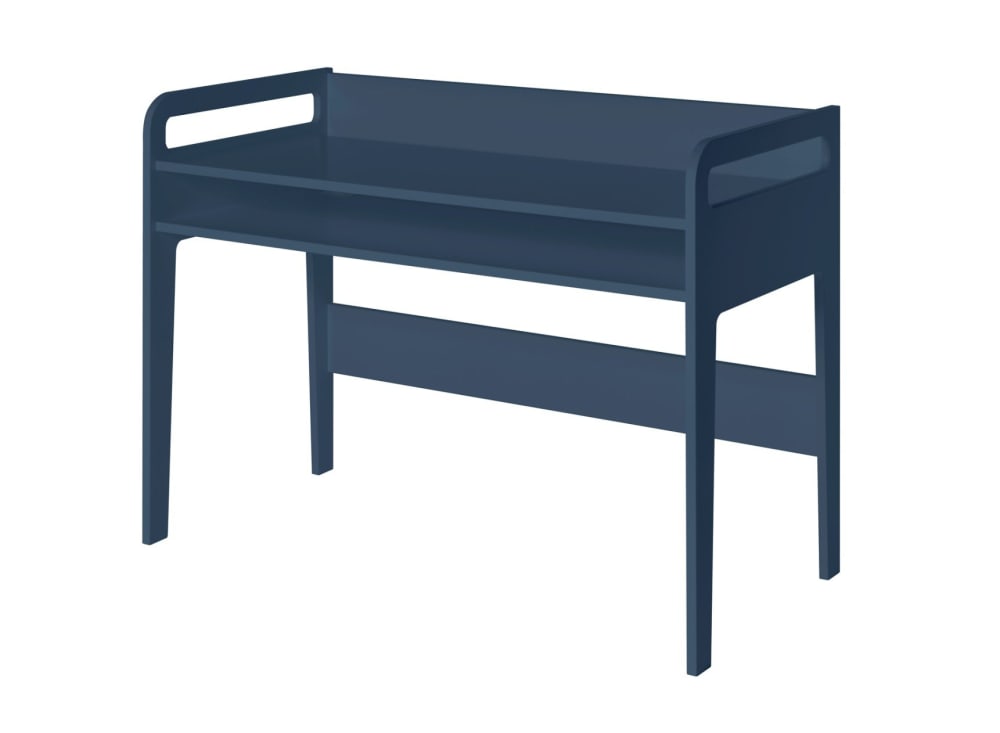 Bureau enfant à casier Bleu