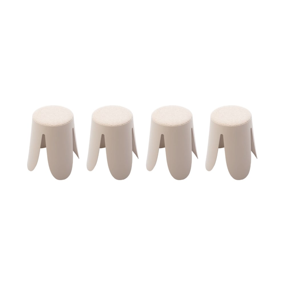 4 tabourets empilables