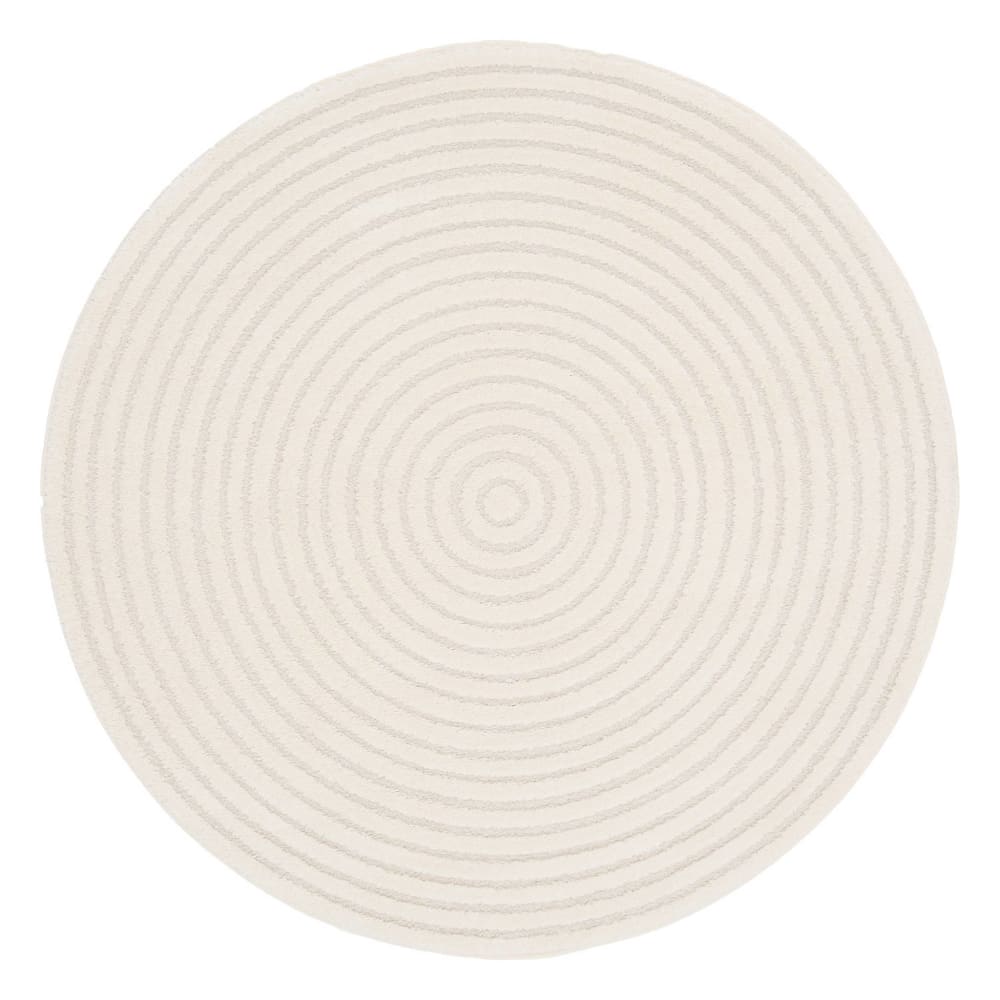 Tapis rond intérieur motifs cercles relief D160 cm