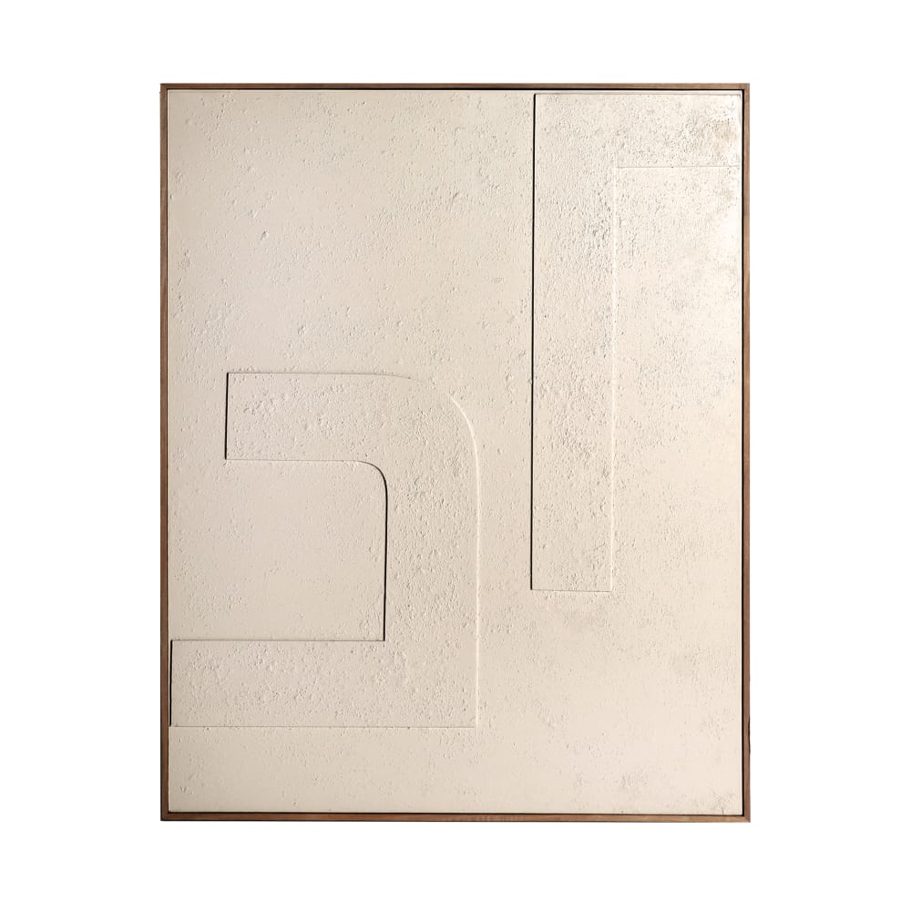 Tableau en toile beige
