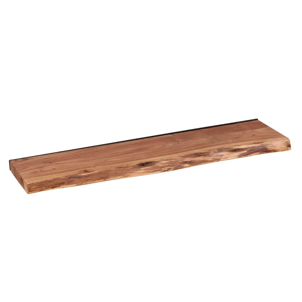 Etagère murale bord naturel en acacia massif l90cm - Maisons du Monde