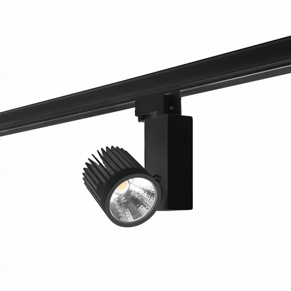 Projecteur LED IP20 20W 3000K Noir