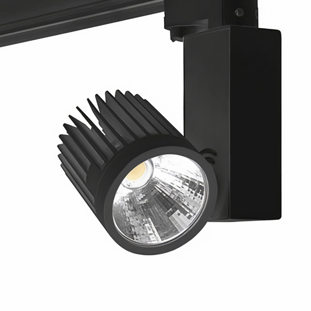 Projecteur LED IP20 20W 3000K Noir - Maisons du Monde