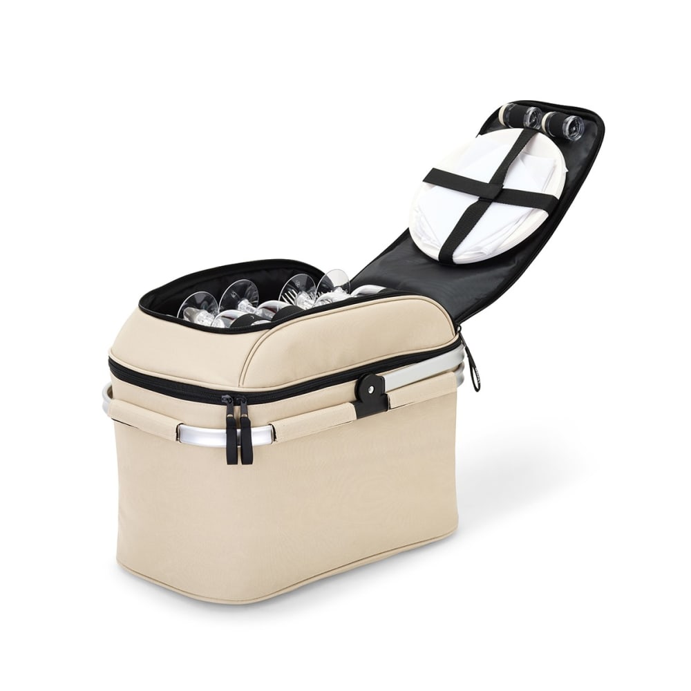 Panier pique-nique 4 personnes beige