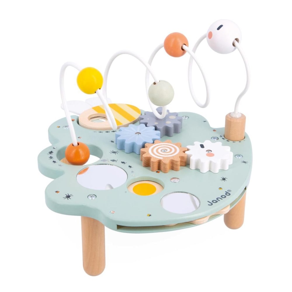 Janod Sweet Cocoon Aktivitätsblatt GELB HOLZ Kinder