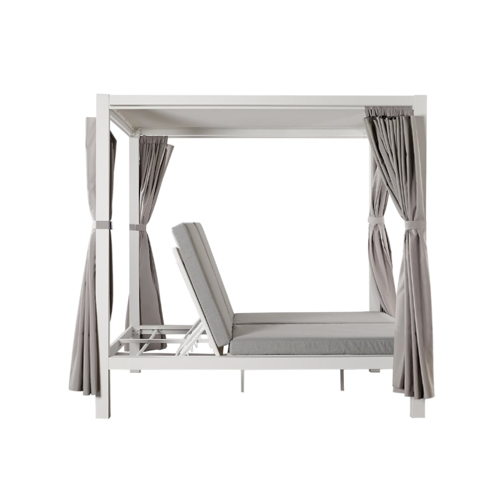 Lit de jardin 2 places gris - Maisons du Monde
