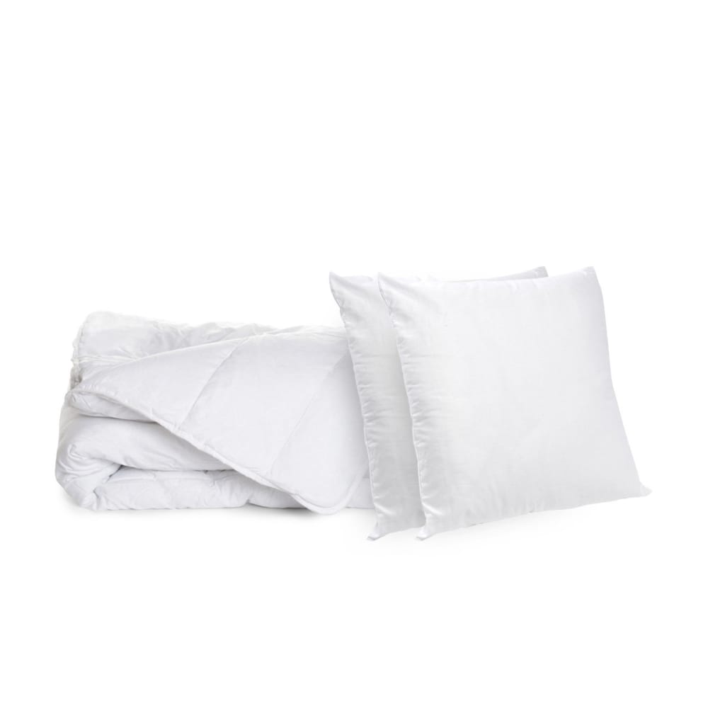 Pack été couette 220x240cm + 2 oreillers 60x60cm anti-transpiration