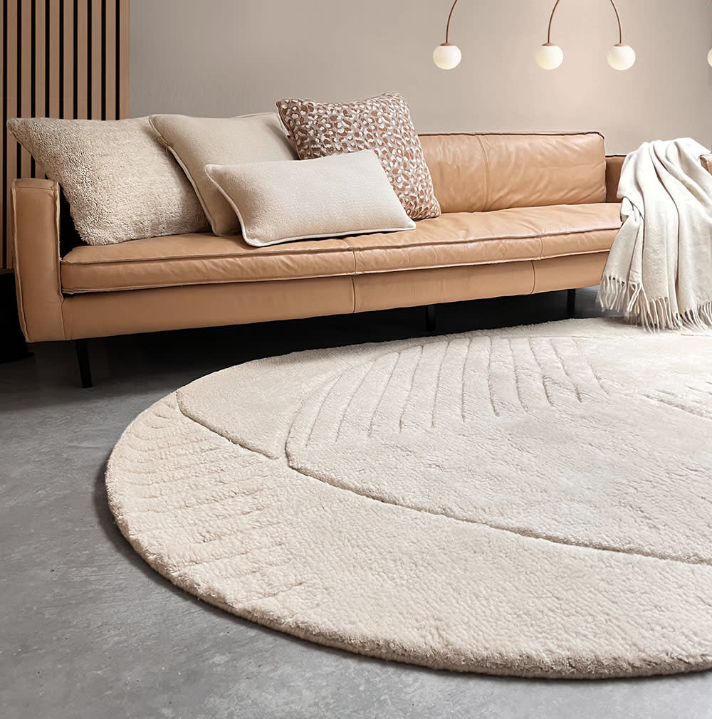 Tapis en laine Ovale Génial blanc cassé 160x240 — vue 3