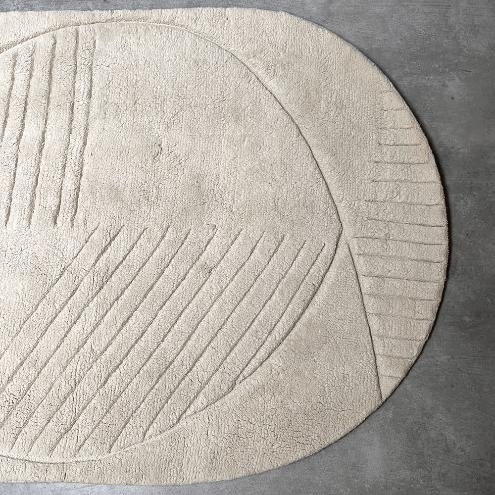 Tapis en laine Ovale Génial blanc cassé 160x240 — vue 4