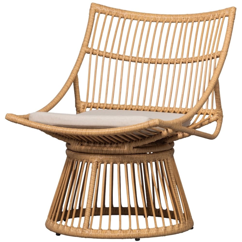 Fauteuil en osier naturel