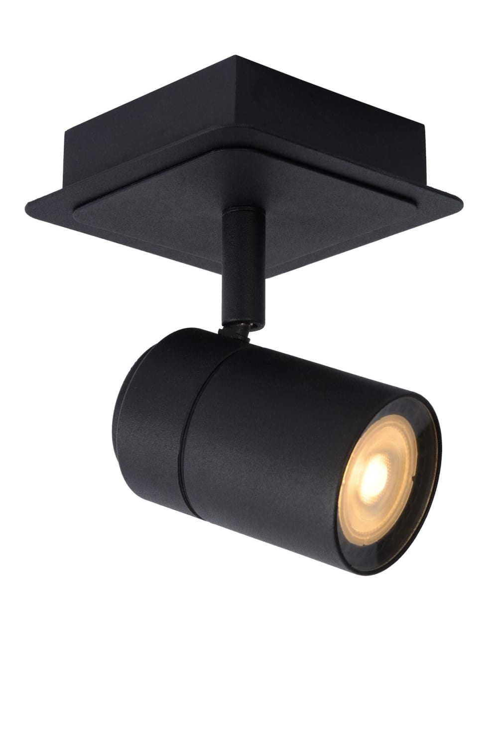 Lucide Deckenstrahler aus Metall 1xGU10 (MR16), schwarz style modern - Metall
