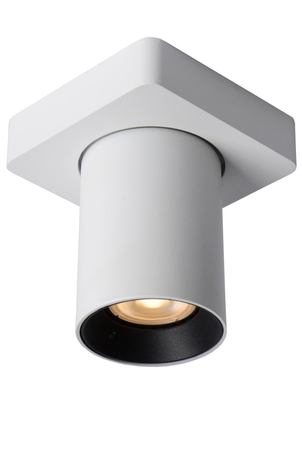 Spot plafond métal 1 lumière blanc