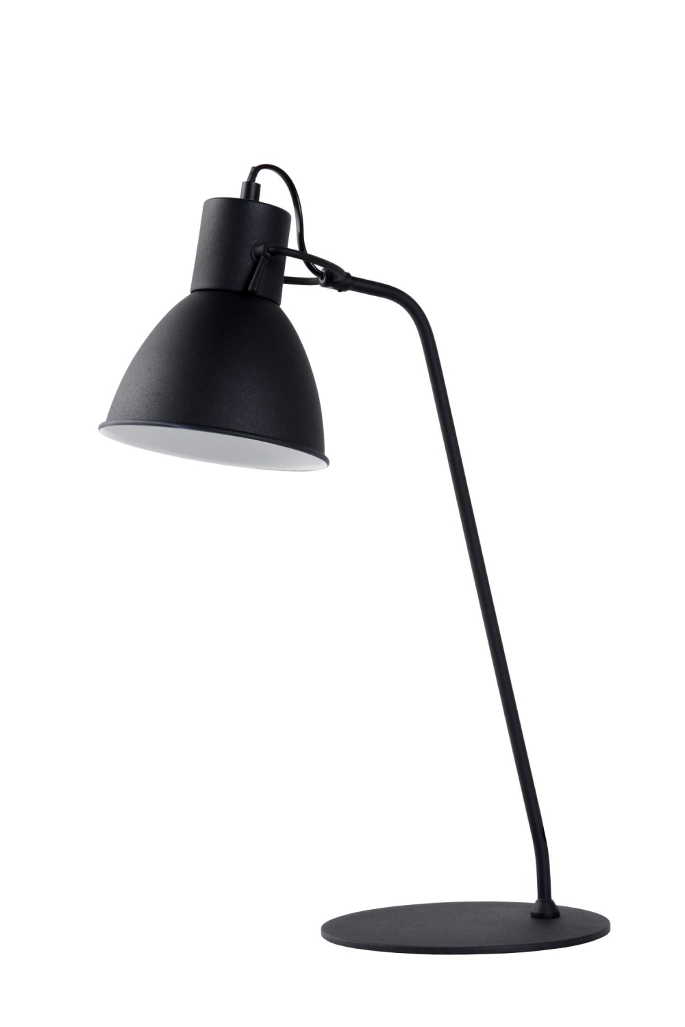 Schreibtischlampe aus Metall 1xE14, schwarz - Maisons Du Monde
