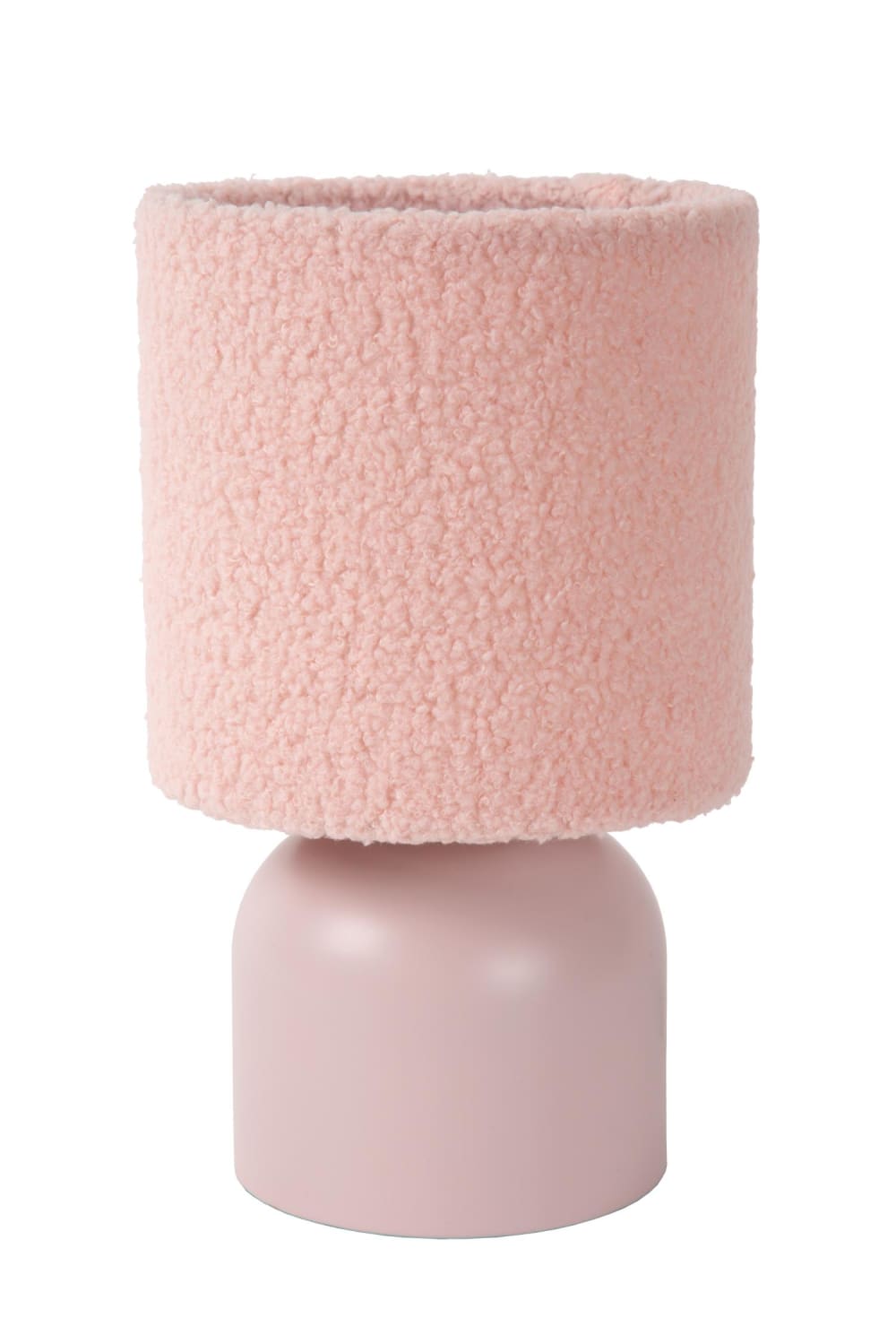 Tischlampe aus Baumwolle 1xE14, rosa - Maisons Du Monde