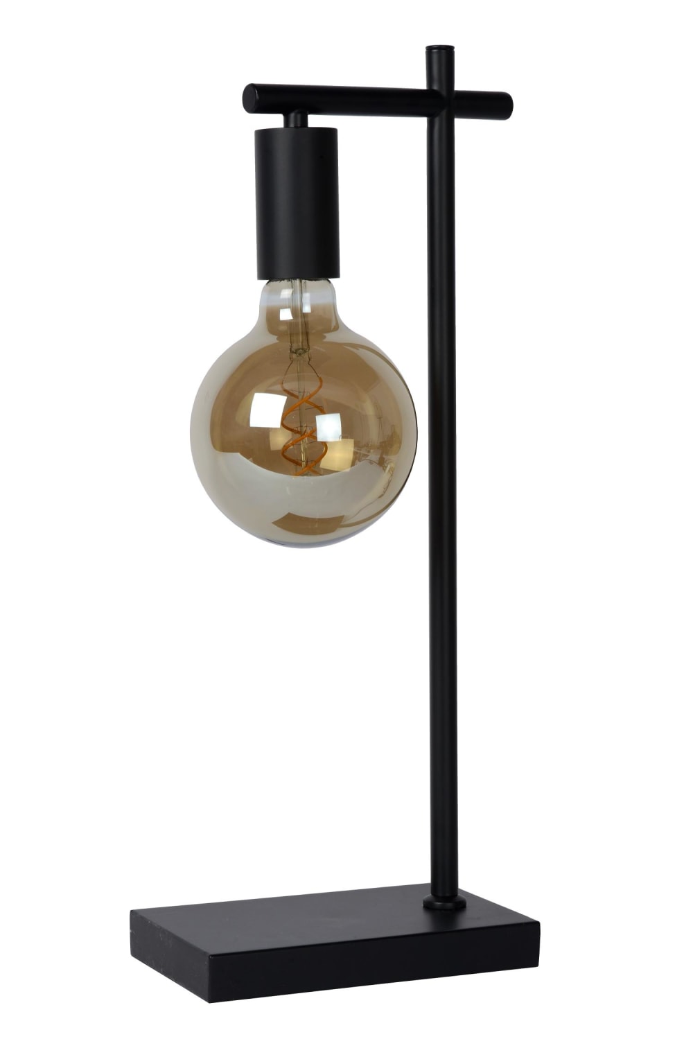 Tischlampe aus Metall 1xE27, schwarz - Maisons Du Monde