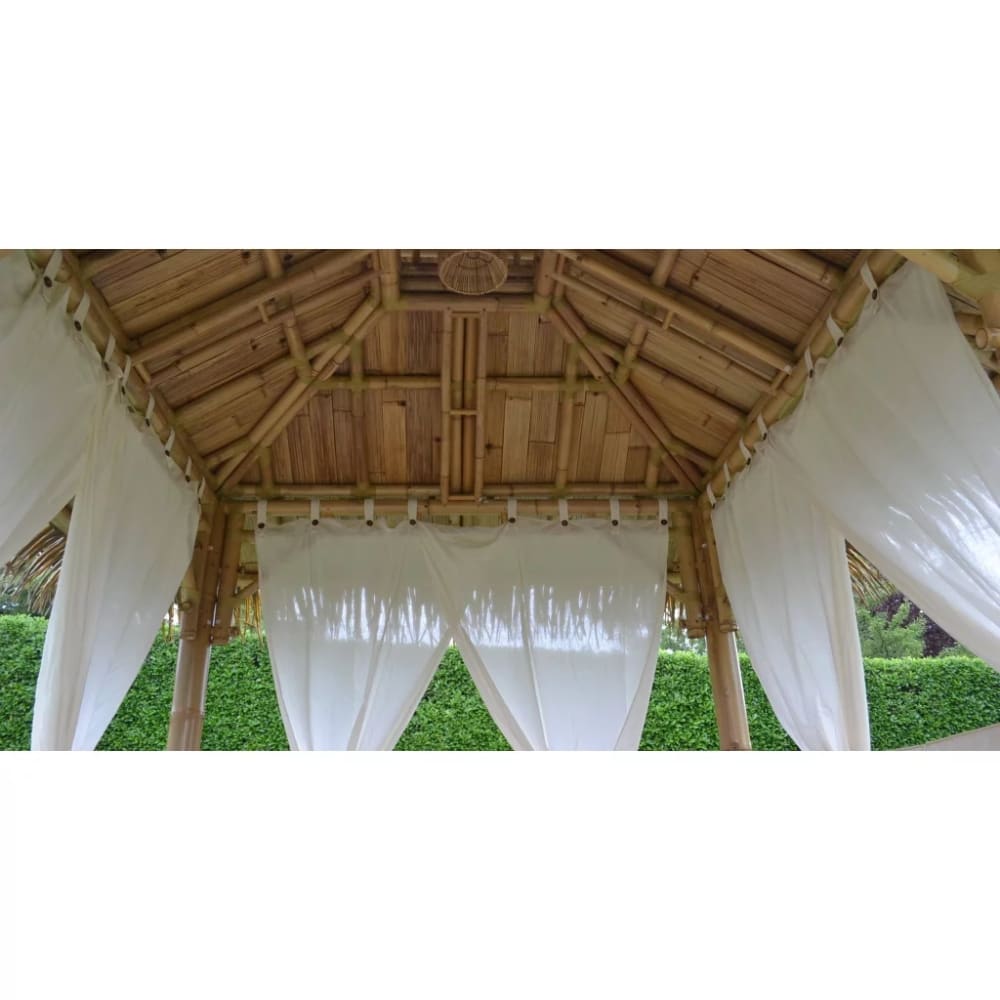 Rideau en coton pour gazebo — vue 4