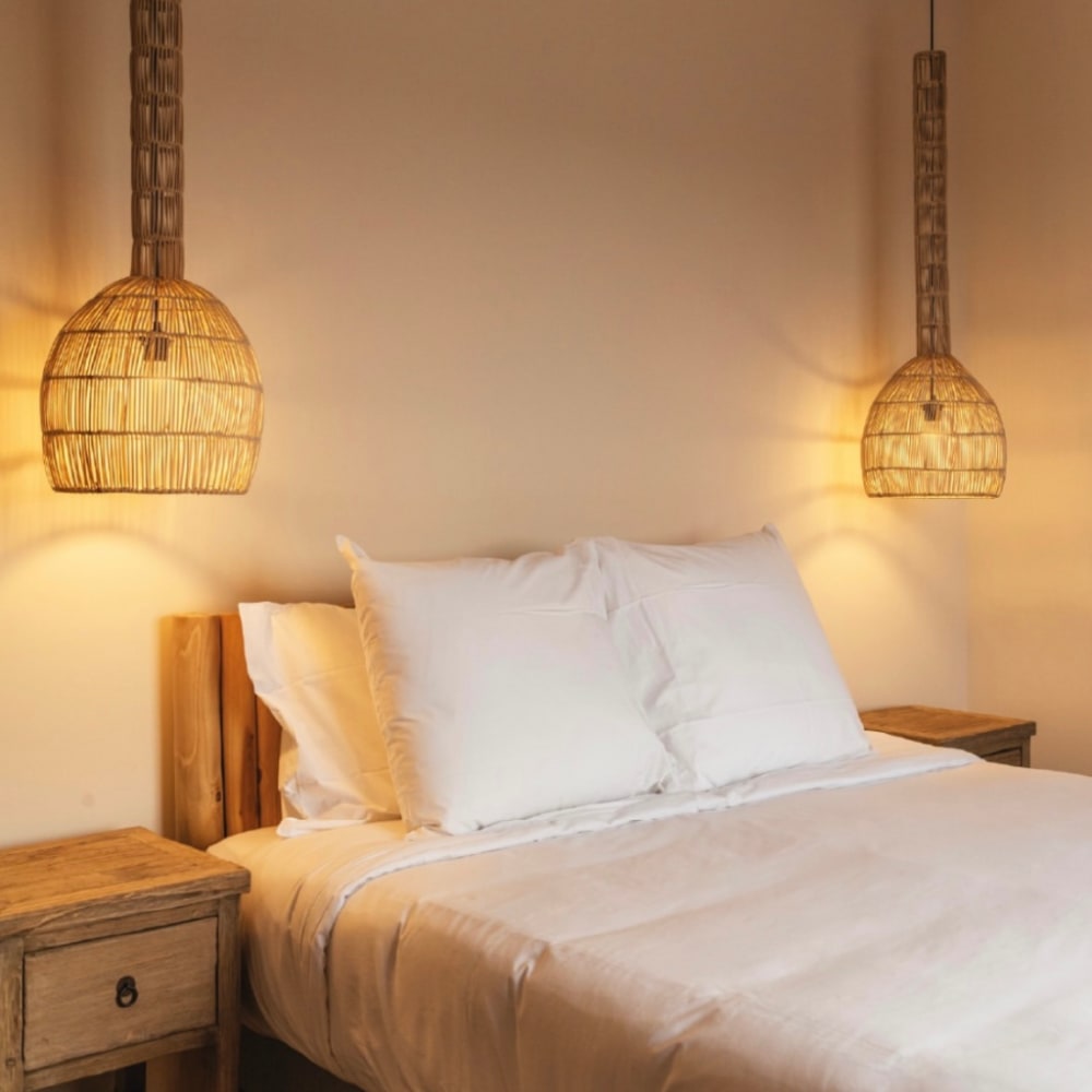 Suspension en fibres naturelles longue L115cm — vue 3
