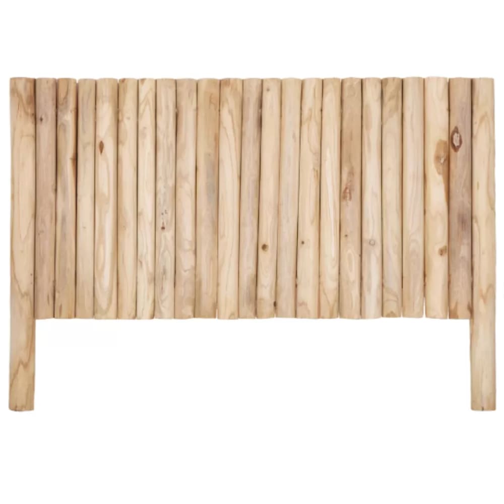 Tête de lit beige en teck 100x160x8