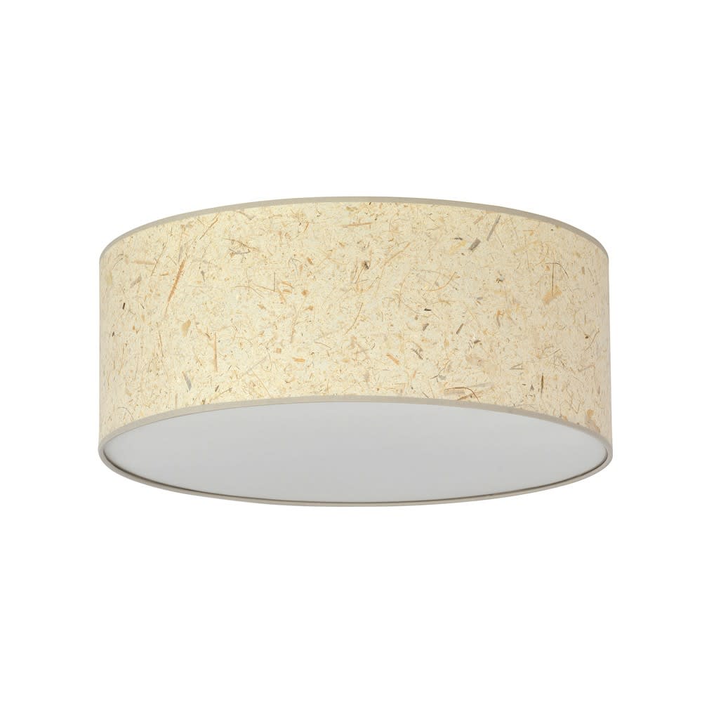 Plafonnier en métal de style rustique finition liège ø50cm