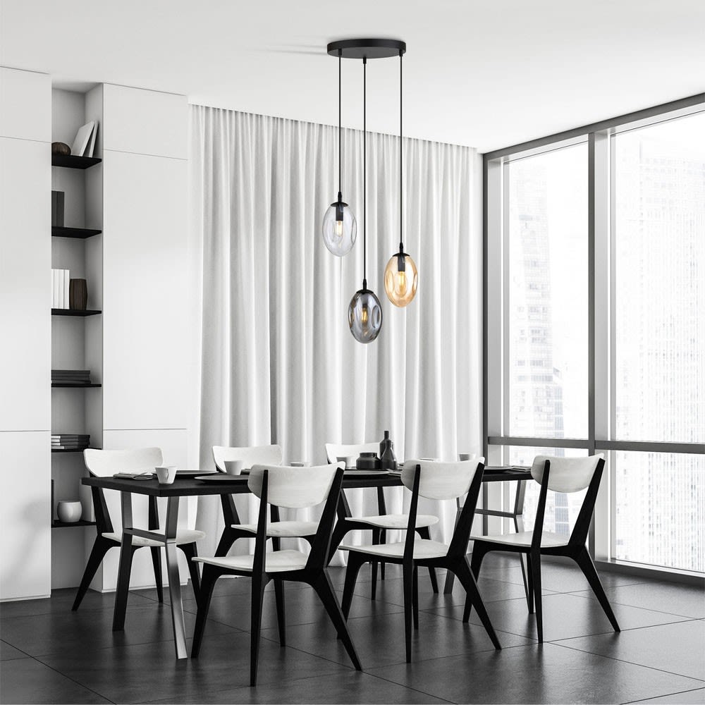 Suspension avec sphères multicolores et réglables en hauteur Max 100cm — vue 3