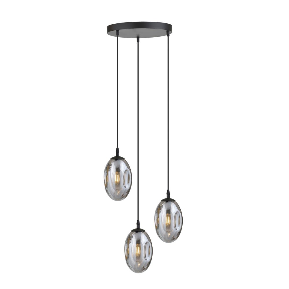 Suspension avec 3 sphères en graphite réglables en hauteur Max. 100 cm — vue 4