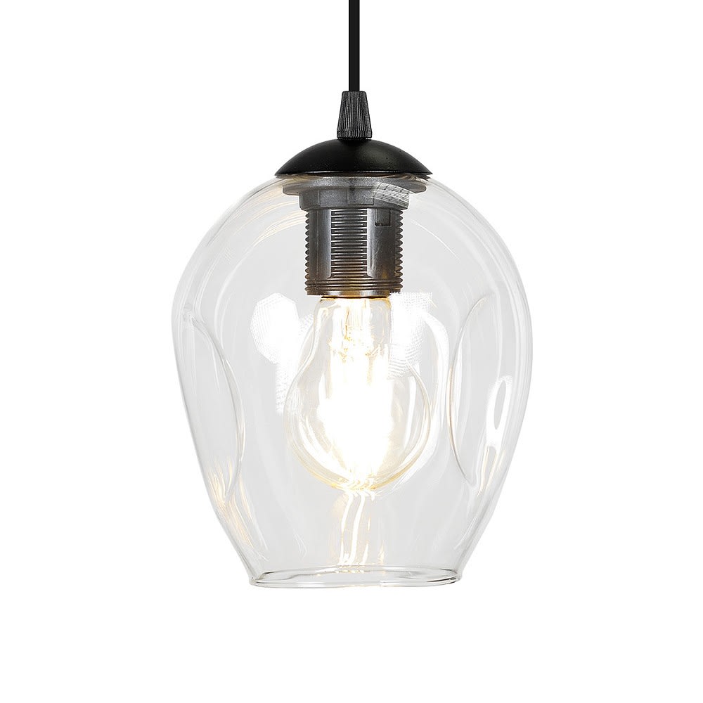 Suspension de style moderne avec 5 câbles mobiles transparents — vue 4
