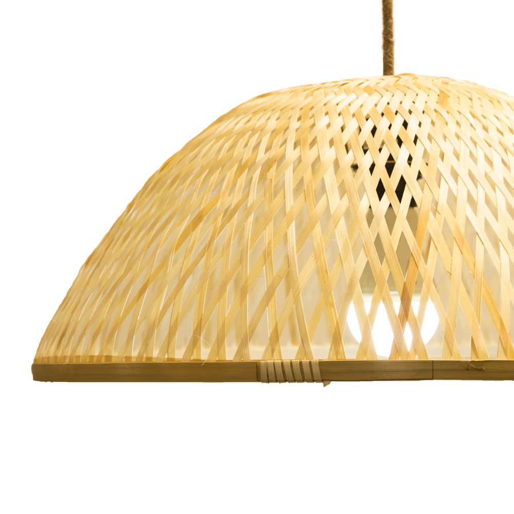 Abat-jour pour suspension en bambou naturel ø50cm — vue 4