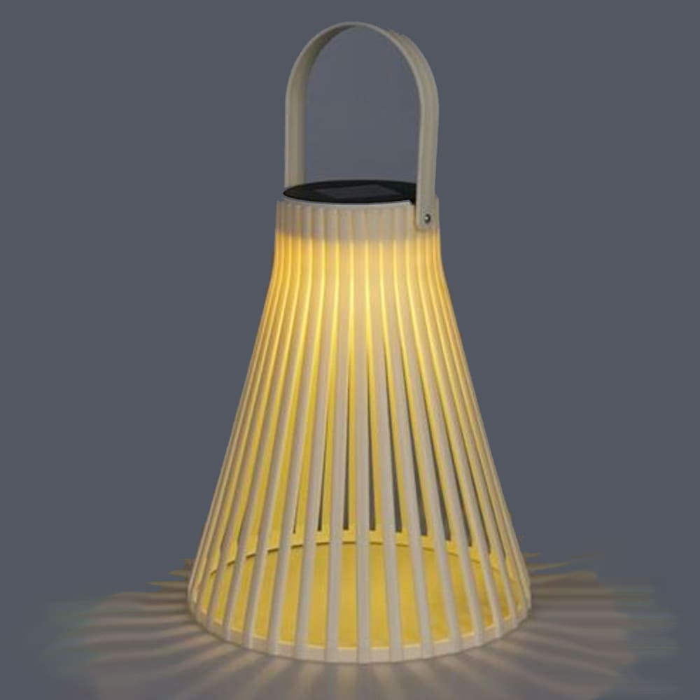 Lanterne led solaire blanc cassé - Maisons du Monde