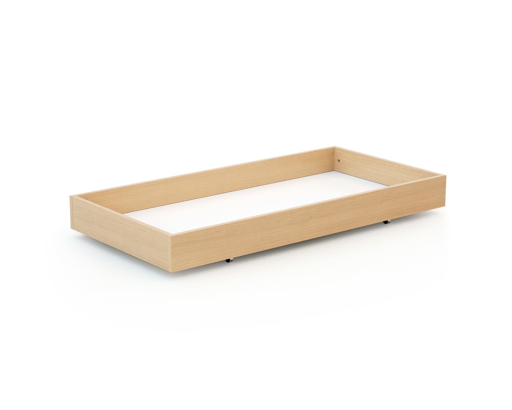 Tiroir de lit bébé en bois ROLO Hêtre Verni