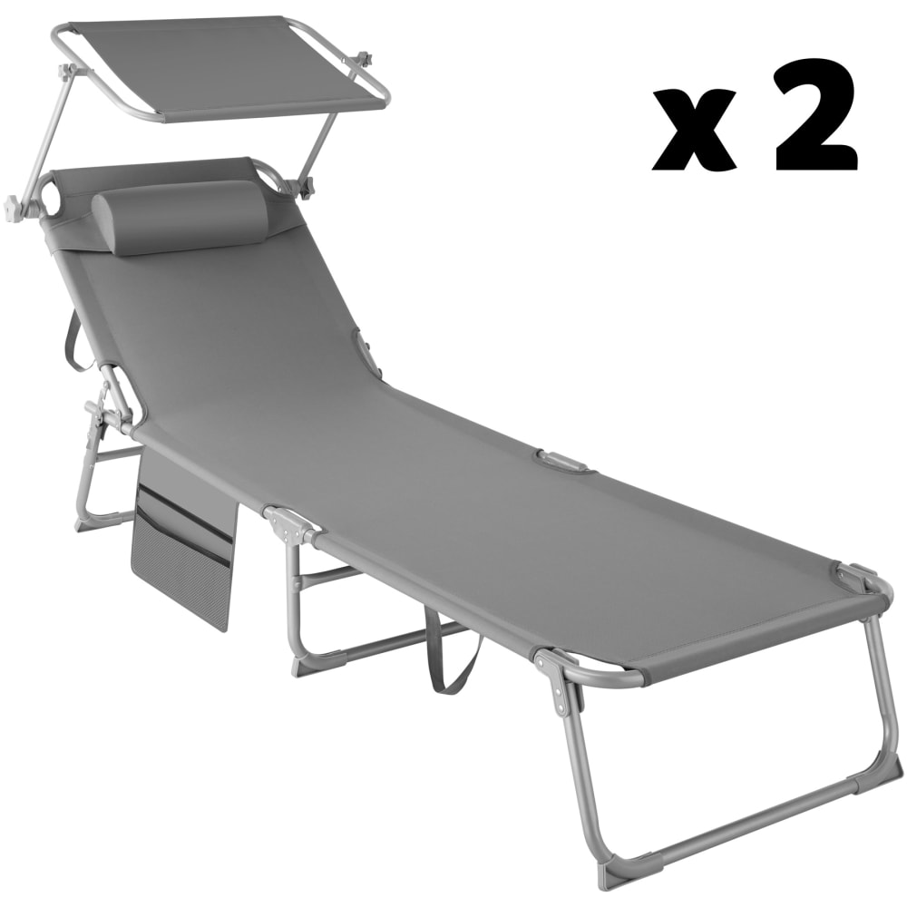 Lot 2 bains soleil - pliable