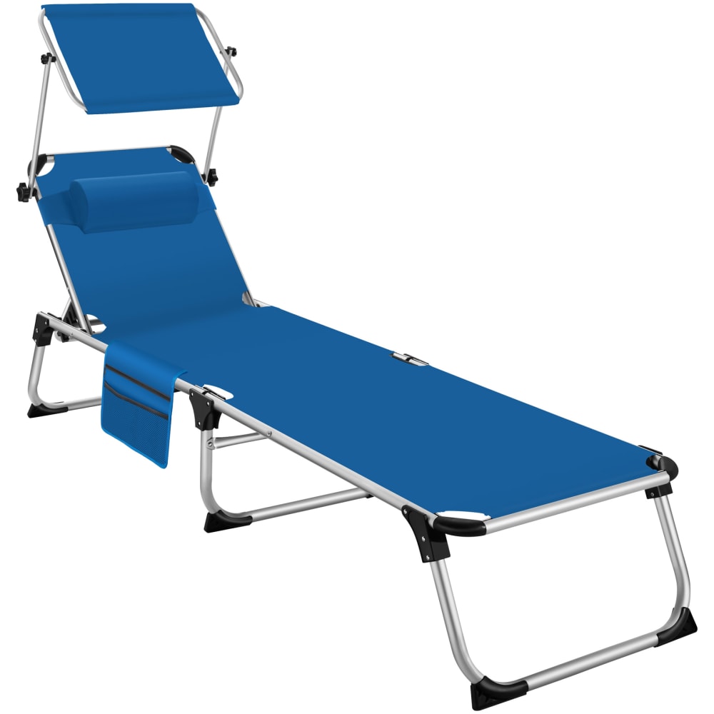 Bain de soleil pliable, avec oreiller