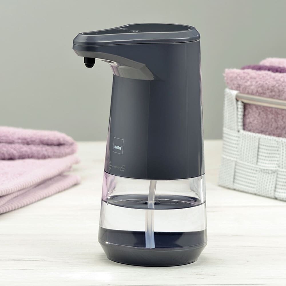 Distributeur de savon automatique sans contact noir - Maisons du Monde