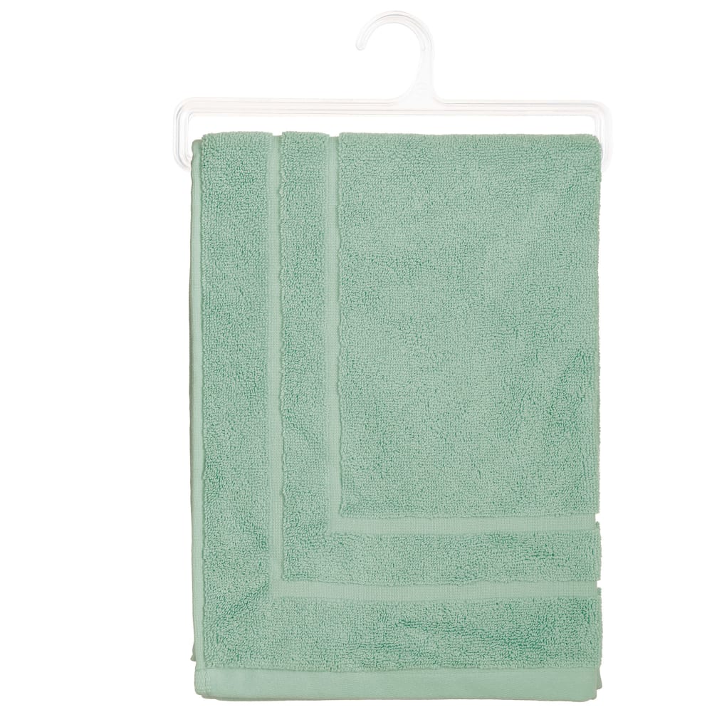 Tapis de bain coton vert céladon 50x70cm - Maisons du Monde
