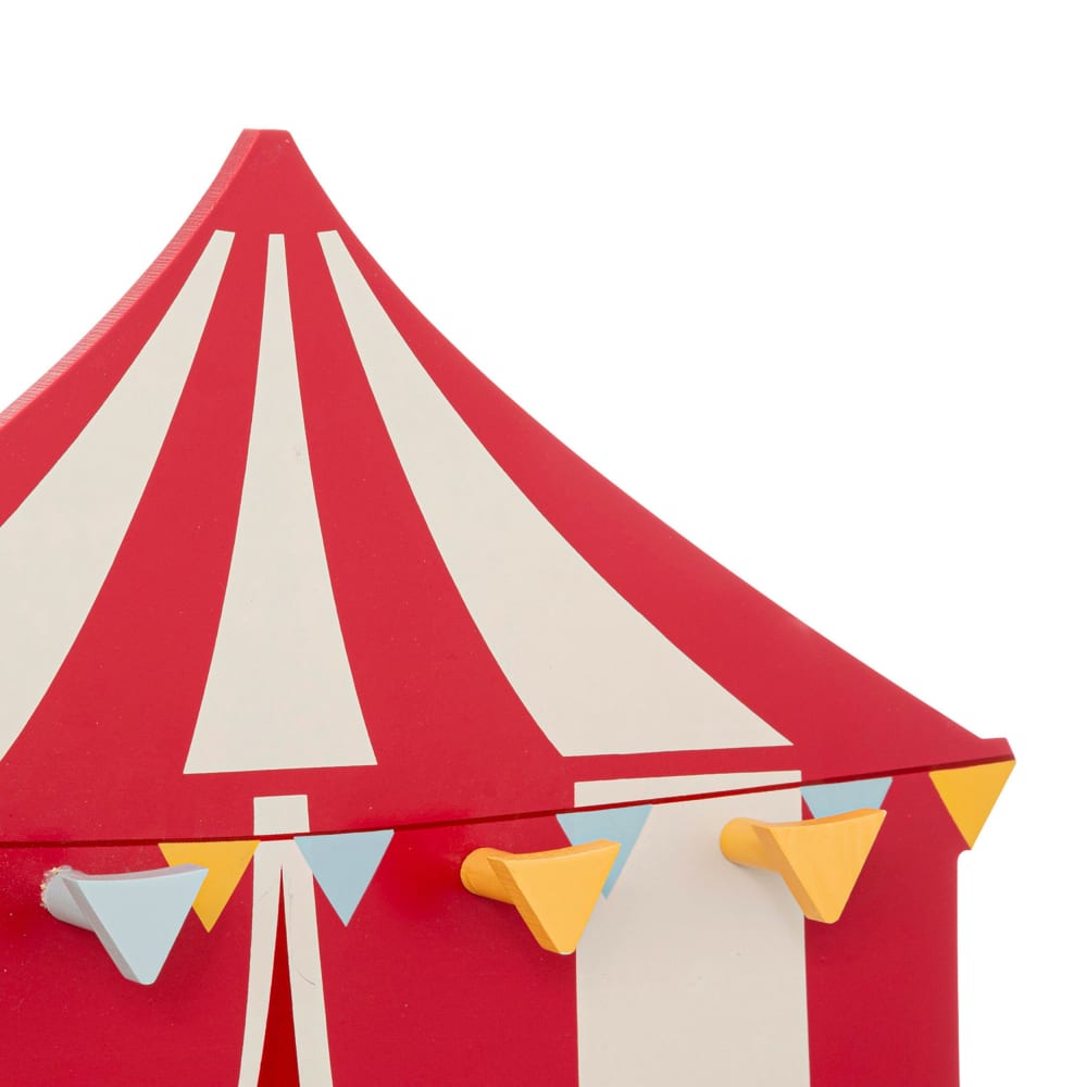 Portemanteau mural enfant cirque 37x4.5x25cm (Decoratie) - Image 2