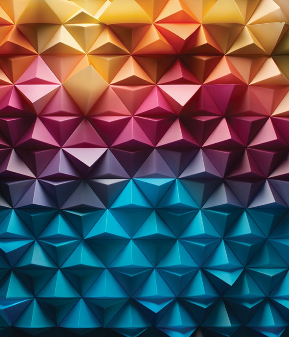 Fond de hotte décorative, illusion multicolore 60x70  cm