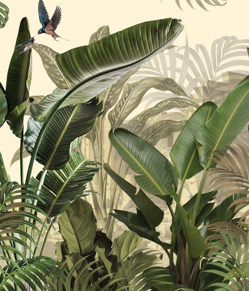 Fond de hotte décorative, paradis vert 60x70  cm - Maisons du Monde