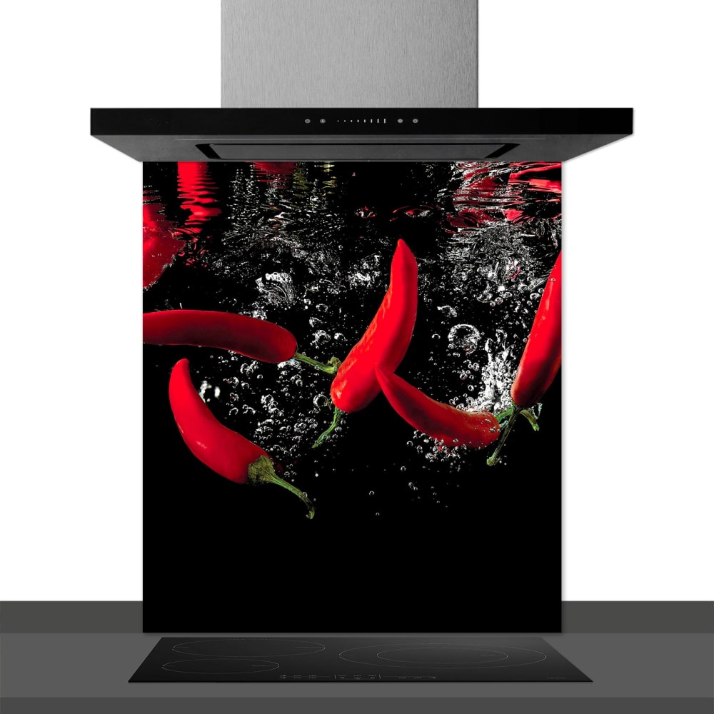 Fond de hotte décorative,