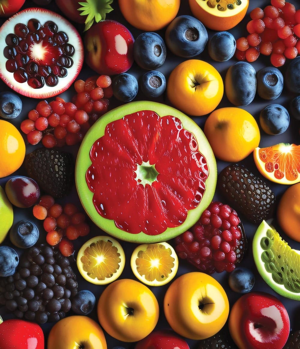Fond de hotte décorative, vitamine multicolore 60x70 60x70 cm - Maisons du Monde