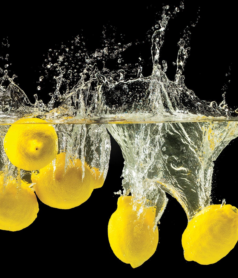 Fond de hotte décorative, sicile juice jaune 60x70  cm - Maisons du Monde