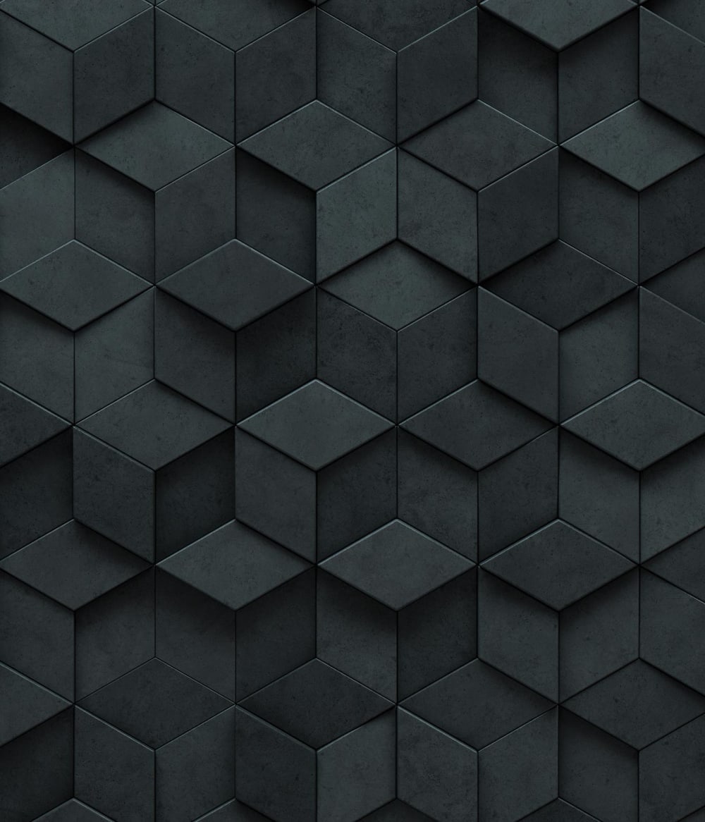 Fond de hotte décorative, op art noir 60x70  cm