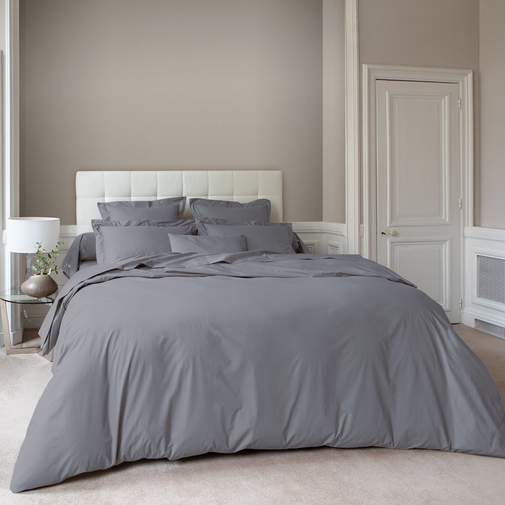 Drap housse coton rocaille 180x200 cm - Maisons du Monde