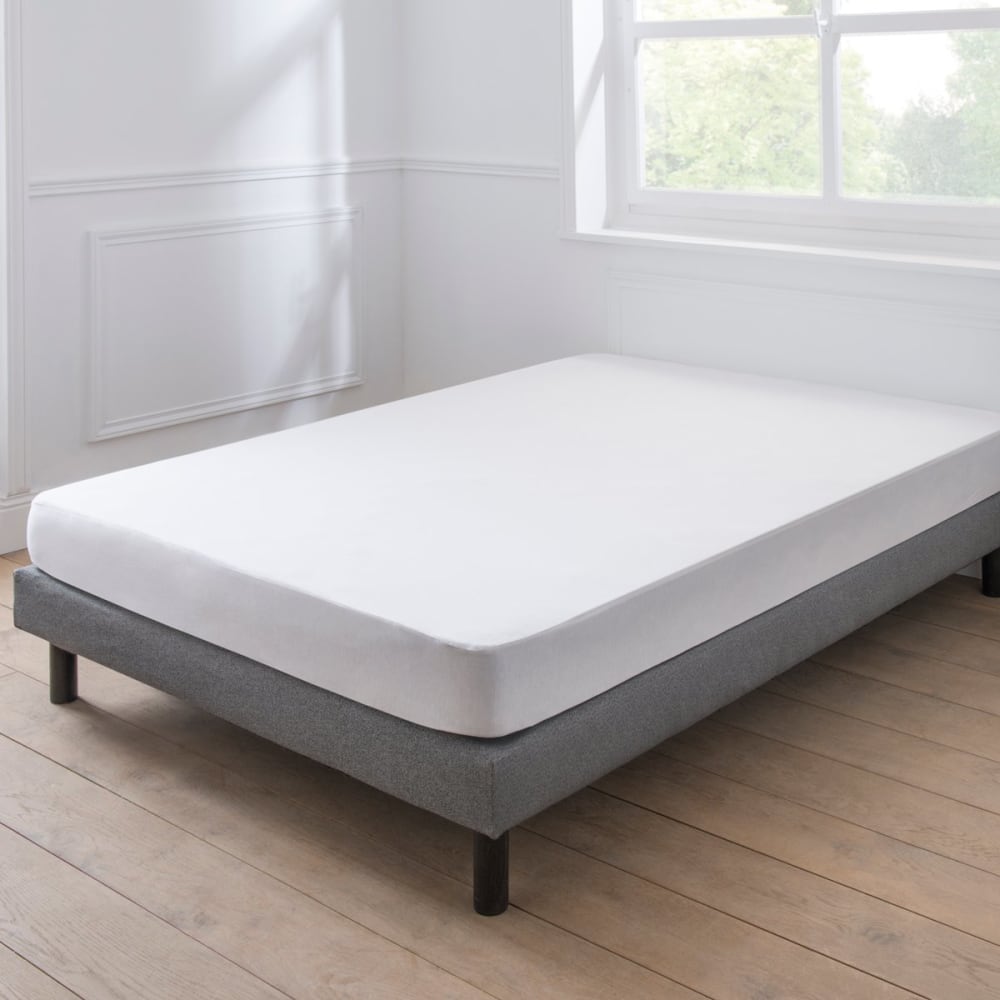 Protege matelas equilibre coton blanc 80x200 cm