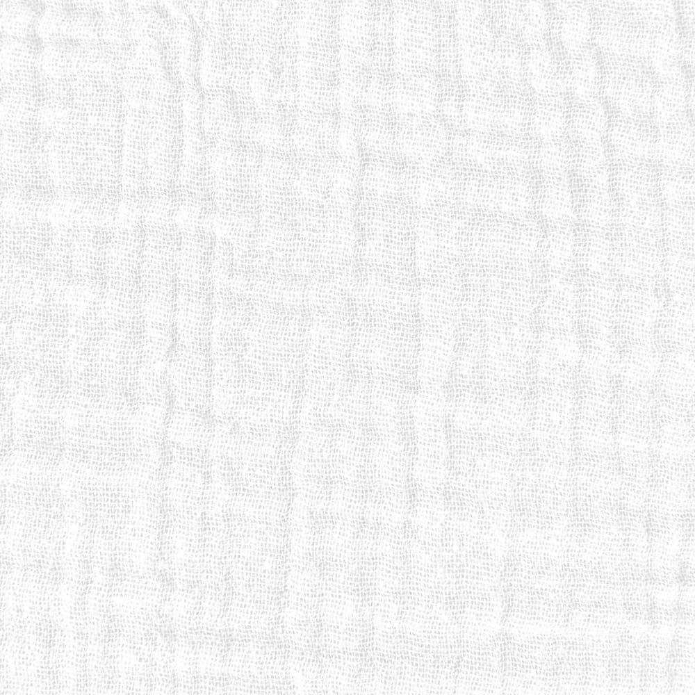 Housse de couette gaze de coton blanc 240x220 cm — vue 4